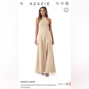 Bridesmaid dress from Azazie
